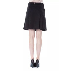 BYBLOS Black Polyester Skirt - IT44 - Skirts