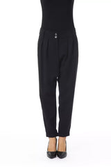 BYBLOS Black Polyester Women Pants - Trousers