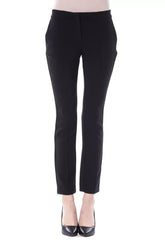 BYBLOS Black Polyester Women Pants - Trousers