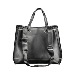 BYBLOS Black Polyethylene Handbag - Shopper Bags