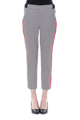 BYBLOS Black Viscose Women Pants - Trousers