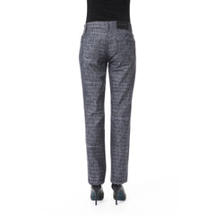 BYBLOS Black Viscose Women’s Pants - Trousers