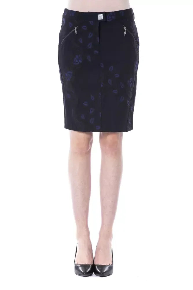 BYBLOS Blue Cotton Women Skirt - Skirts