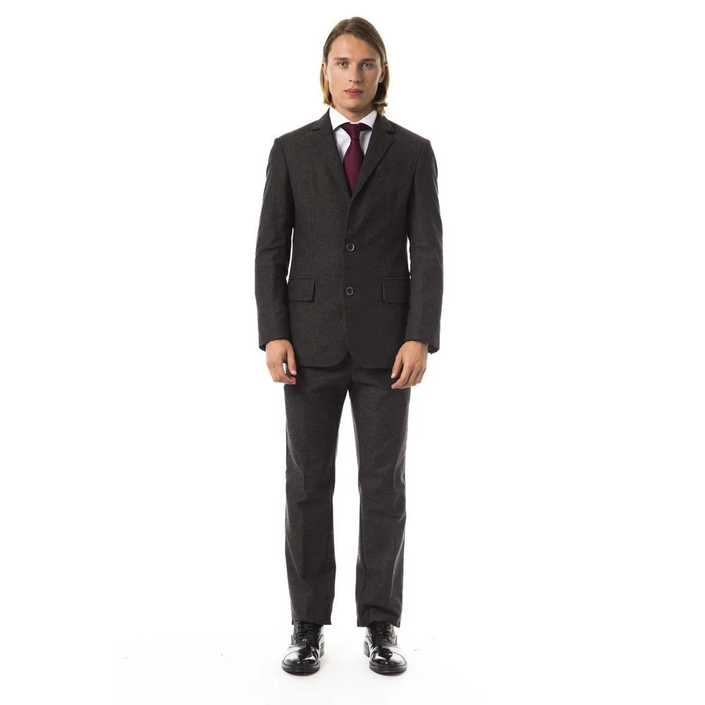 BYBLOS Brown Cotton Two-Piece Suit - IT50 | L