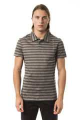 BYBLOS Gray Cotton Men Polo Shirt - Polos