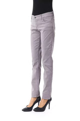 BYBLOS Gray Cotton Women Jeans - Jeans
