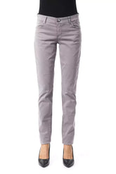 BYBLOS Gray Cotton Women Jeans - Jeans
