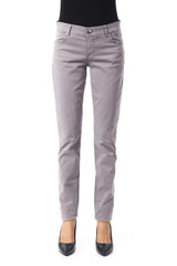 BYBLOS Gray Cotton Women Jeans - Jeans