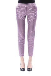 BYBLOS Purple Cotton Women’s Pant - IT44|L - Trousers