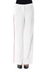 BYBLOS White Polyester Women Pant - Trousers