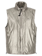 C.P. Company Silver Polyester Sleeveless Jacket - XL