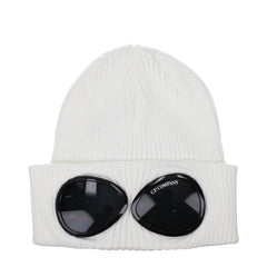 C.P. Company White Cotton Beanie - UNI