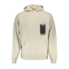 Calvin Klein Beige Cotton Men Sweater - Hoodies