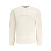 Calvin Klein Beige Cotton Men Sweater - Sweatshirts