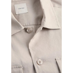 Calvin Klein Beige Lyocell Shirt