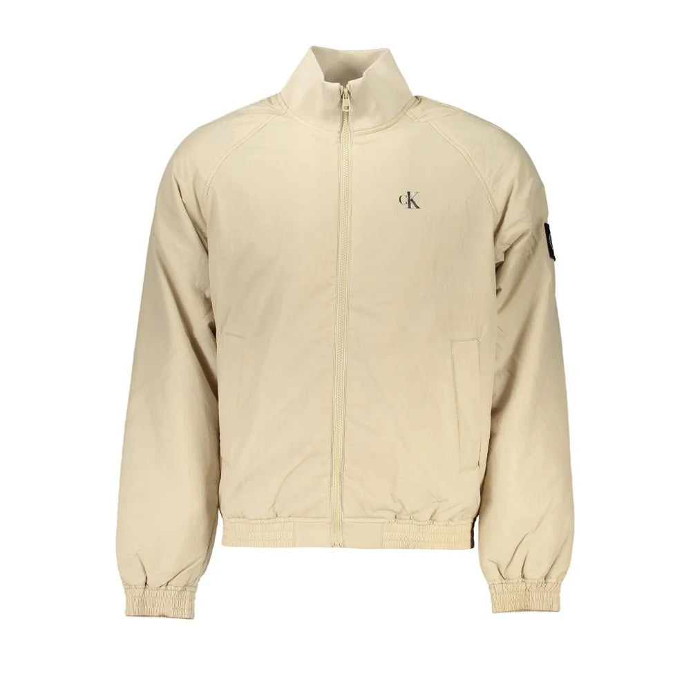 Calvin Klein Beige Polyamide Men Jacket - Bomber Jackets