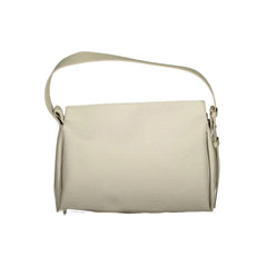 Calvin Klein Beige Polyester Handbag - Cross Body Bags