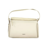 Calvin Klein Beige Polyester Handbag - Cross Body Bags
