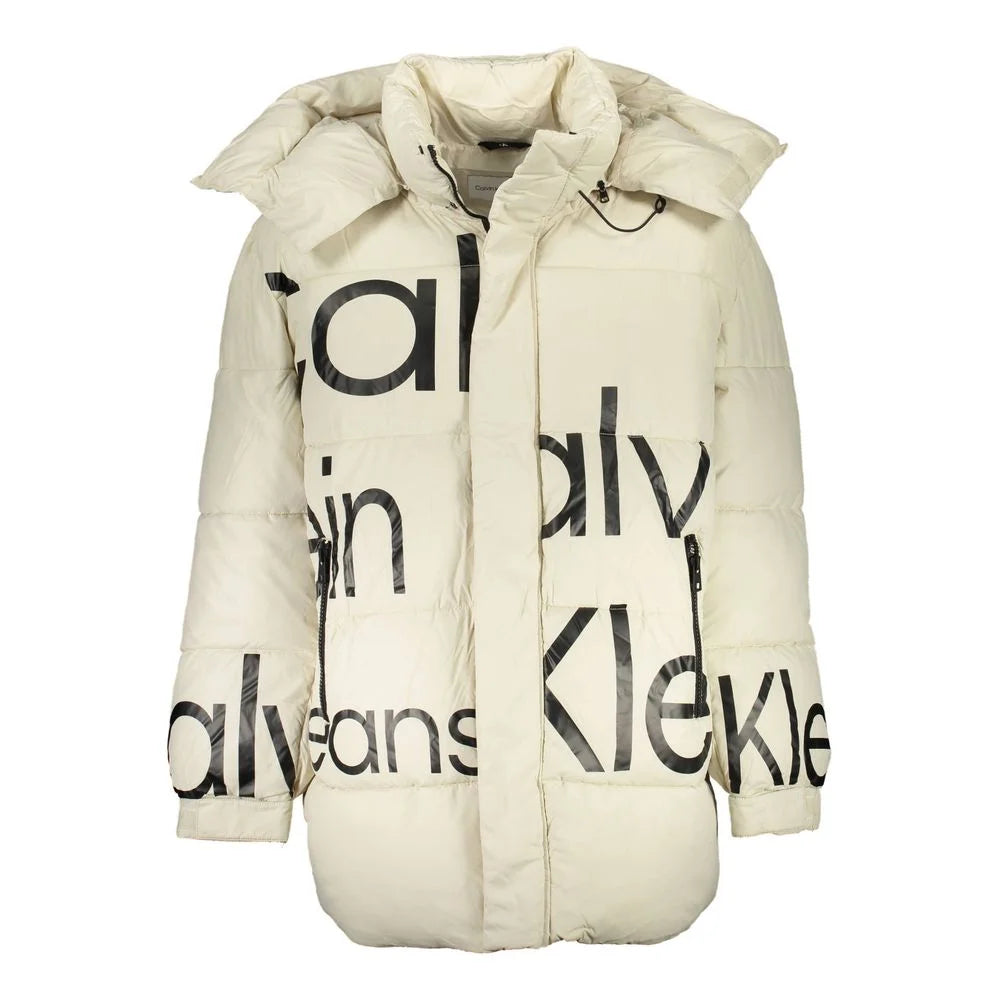 Calvin Klein Beige Polyester Men Jacket - M - Parkas