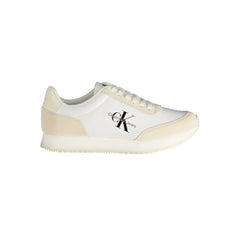Calvin Klein Beige Polyester Sneaker - EU39/US9 - Sneakers