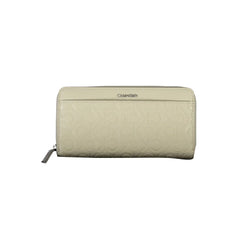 Calvin Klein Beige Polyethylene Women Wallet - Wallets