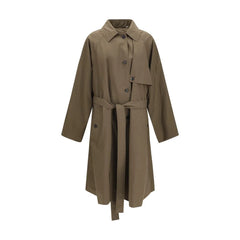 Calvin Klein Dvoubarevný trench coat z bavlny