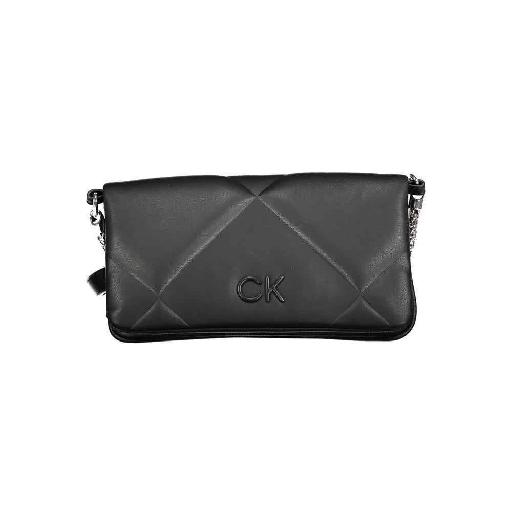 Calvin Klein Black Cotton Handbag - Cross Body Bags