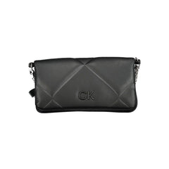 Calvin Klein Black Cotton Handbag - Cross Body Bags