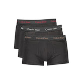 Calvin Klein Black Cotton Men Boxer - S - Boxer Briefs