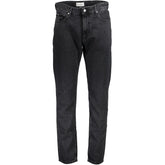 Calvin Klein Black Cotton Men Jeans