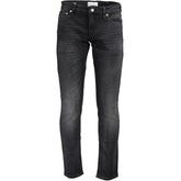 Calvin Klein Black Cotton Men Jeans