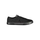 Calvin Klein Black Cotton Men Sneaker - Sneakers