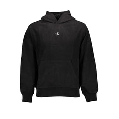 Calvin Klein Black Cotton Men Sweater - Hoodies