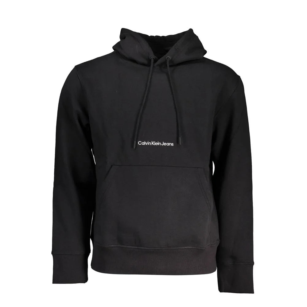 Calvin Klein Black Cotton Men Sweater - Hoodies