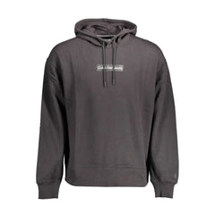 Calvin Klein Black Cotton Men Sweater - Hoodies