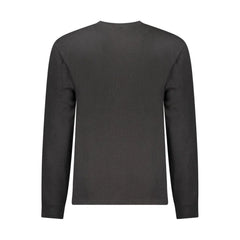 Calvin Klein Black Cotton Men Sweater - Sweatshirts
