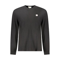 Calvin Klein Black Cotton Men Sweater - Sweatshirts