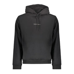 Calvin Klein Black Cotton Men Sweater - XL - Hoodies