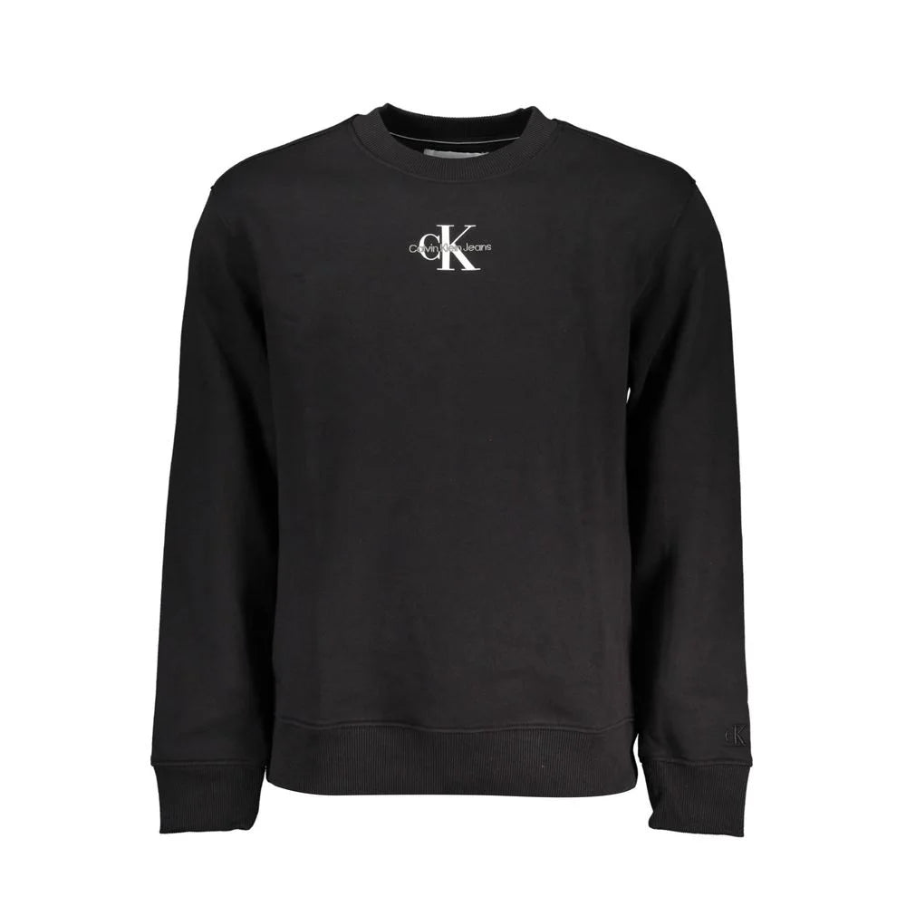Calvin Klein Black Cotton Men Sweater - XXL - Sweatshirts