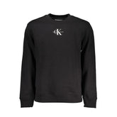 Calvin Klein Black Cotton Men Sweater - XXL - Sweatshirts