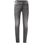 Calvin Klein Black Cotton Men’s Slim Taper Jeans - Jeans