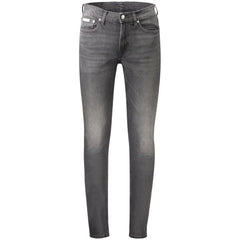 Calvin Klein Black Cotton Men’s Slim Taper Jeans