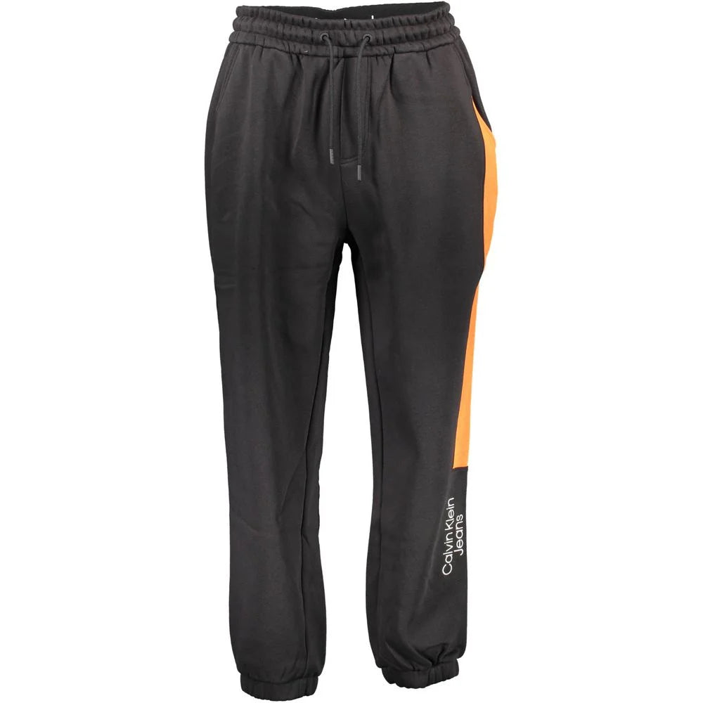 Calvin Klein Black Cotton Pant - Joggers