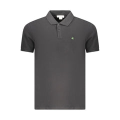 Calvin Klein Black Cotton Polo Shirt