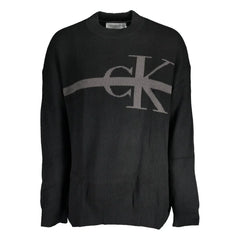Calvin Klein Black Cotton Sweater - Sweaters