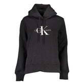 Calvin Klein Black Cotton Women Sweater - L - Sweatshirts
