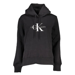 Calvin Klein Black Cotton Women Sweater - L - Sweatshirts