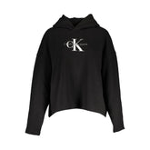 Calvin Klein Black Cotton Women Sweater - Sweatshirts