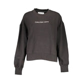 Calvin Klein Black Cotton Women Sweater - XL - Sweatshirts