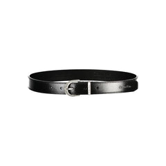 Calvin Klein Black Leather Belt - 70 cm / 28 Inches - Belts